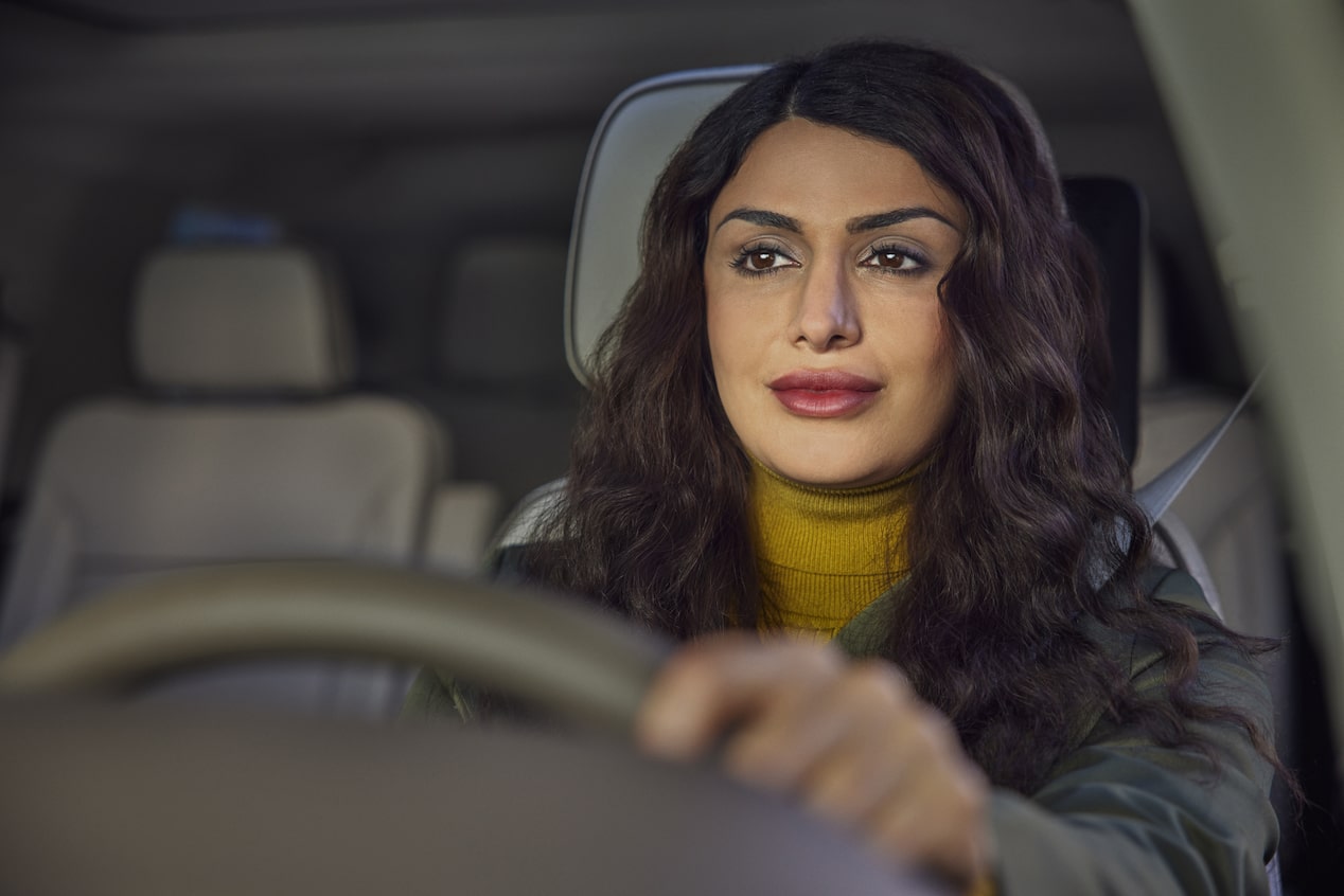 Close up of Women Driving 