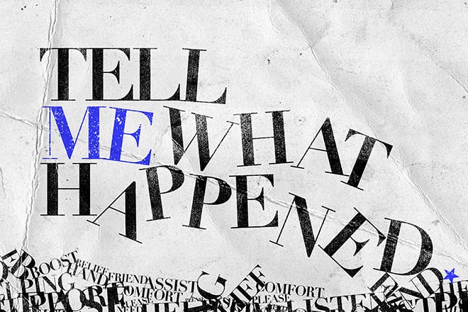 Tell Me What Happened Podcast Logo