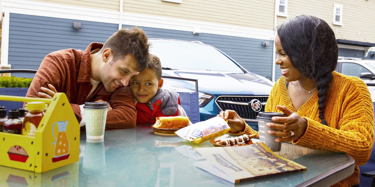 Family Does Some Activities on a Road Trip Break