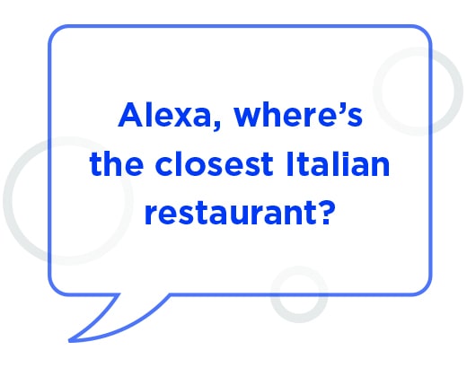 Alexa, where's the closest Italian restaurant?